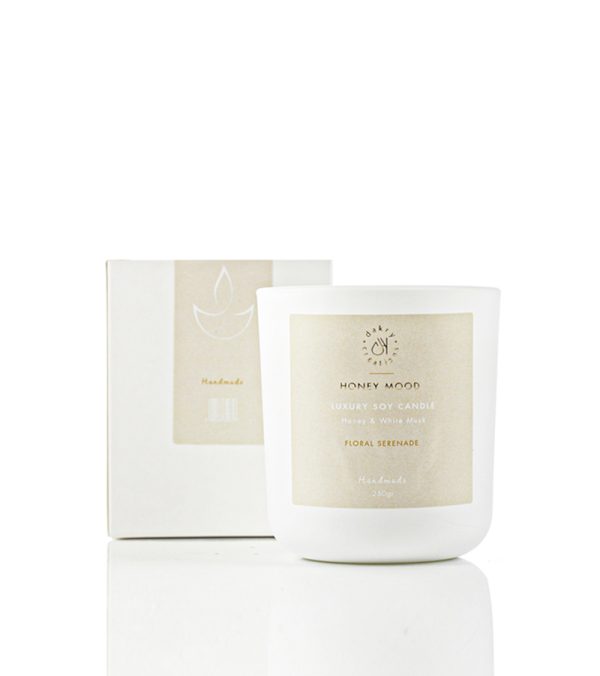 Dakry Olive | Φυτικό κερί σόγιας – Μέλι & White Musk